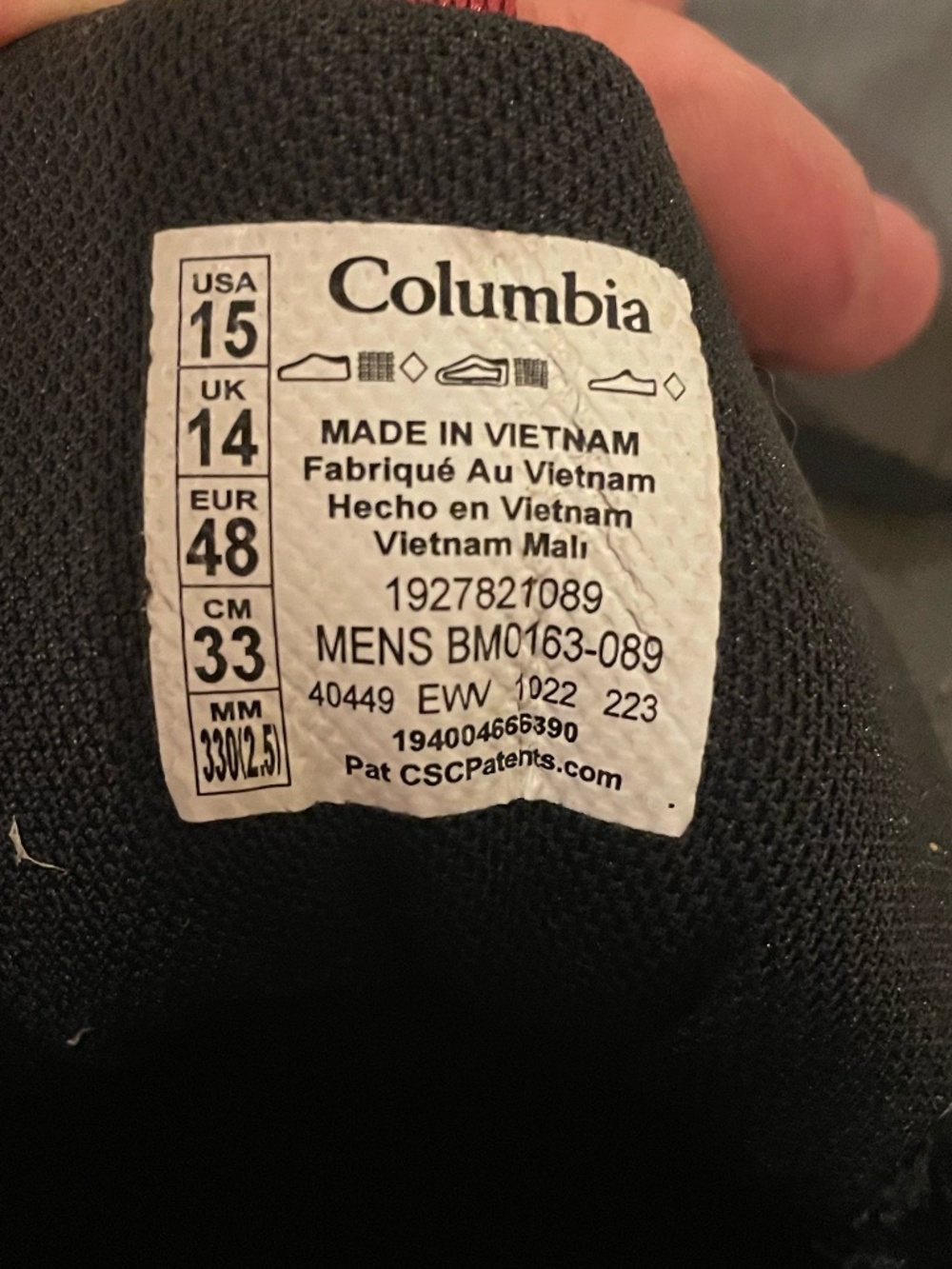 Columbia Men's Flow Centre sneakers (model BM0163-089) Size 15 - Picture 9 of 10
